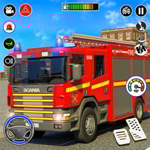 Fire Truck Simulator Rescue