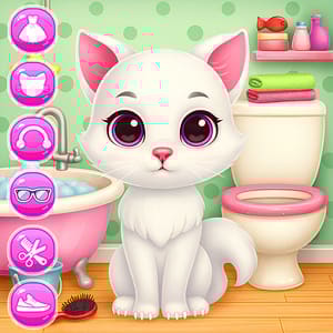 Meow Cat Care Game Pet Care