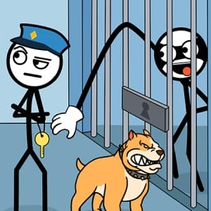 Stickman Troll- Thief Puzzle