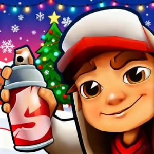 Xmas Santa Surfer Running Game